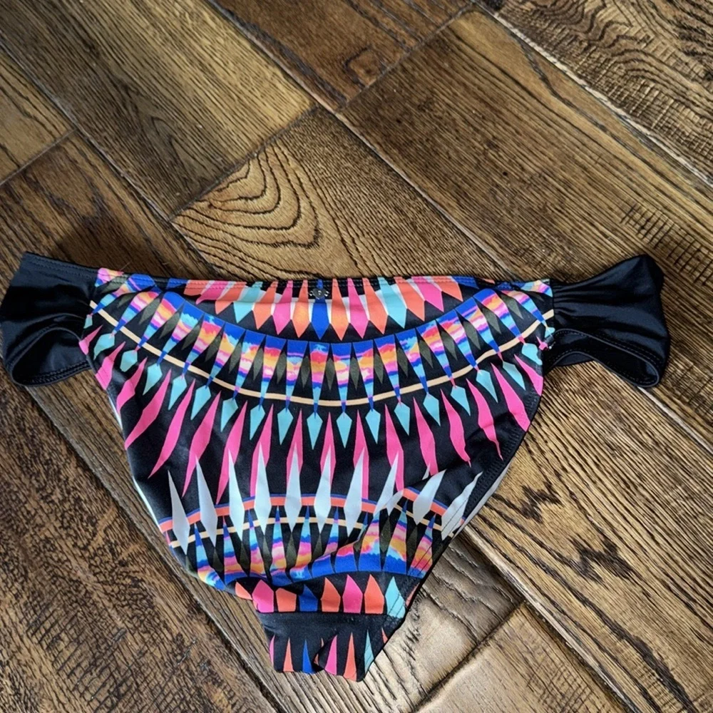 PINK Victoria's Secret Abstract Print Bikini Bottom